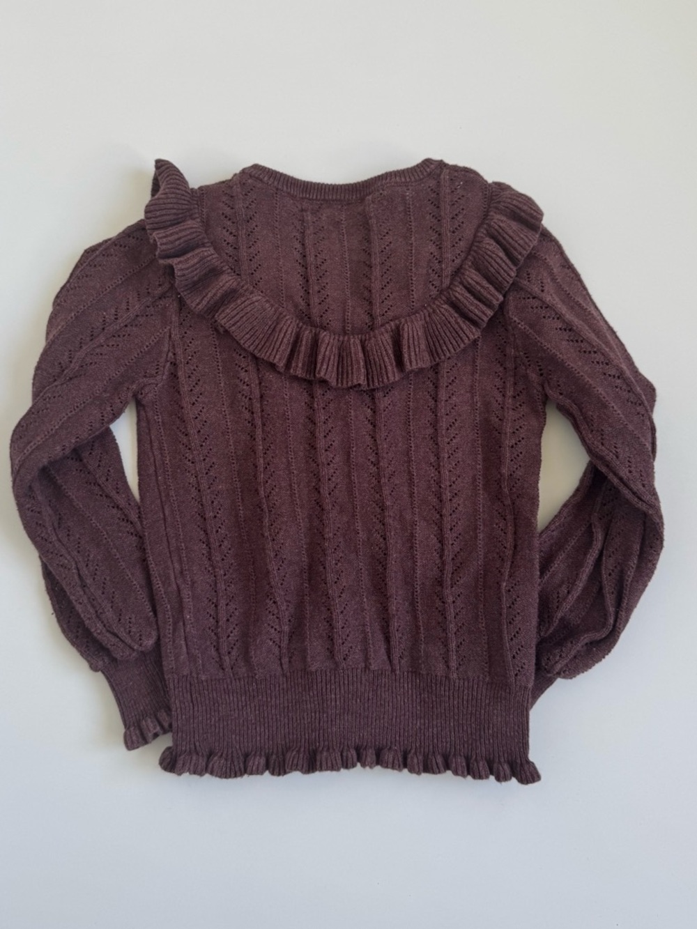 Jamie Kay Ruffle-Trim Button Cardigan - Picture 2 of 3